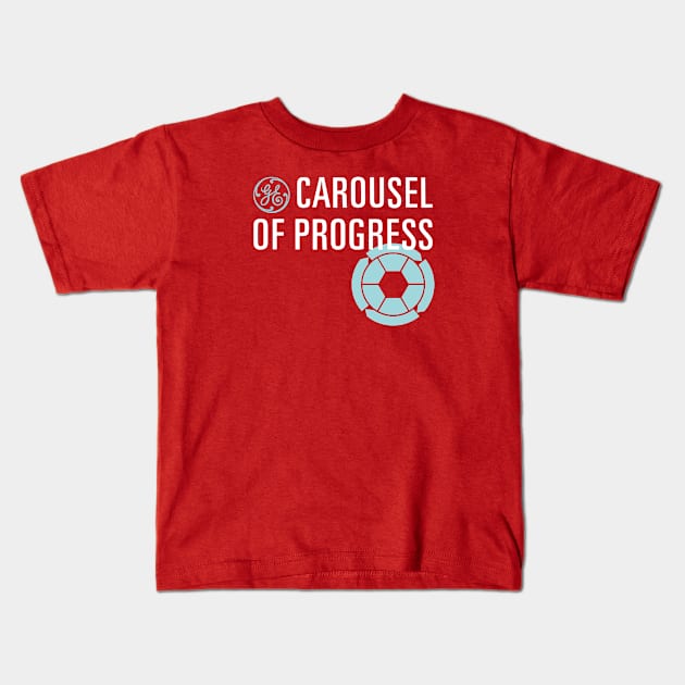 GE Carousel Of Progress Kids T-Shirt by The Dept. Of Citrus